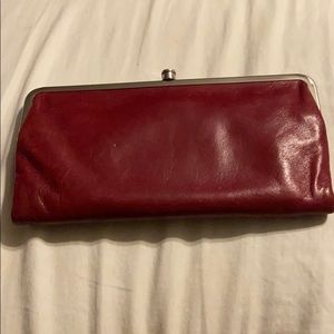 Beautiful red hobo international clutch/wallet